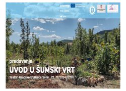 UVOD U ŠUMSKI VRT – predavanje Znate li što je šumski vrt?