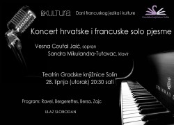 Koncert hrvatske i francuske solo pjesme