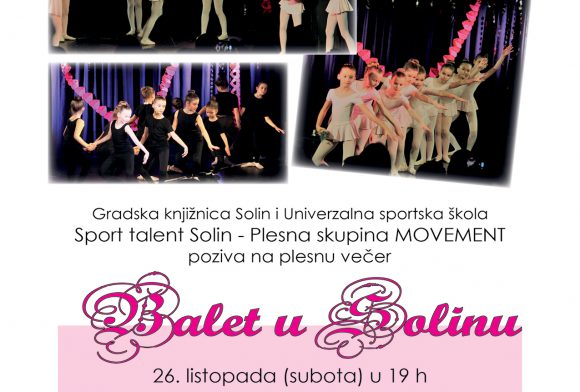 BALET U SOLINU – večer baleta u Teatrinu GK Solin  